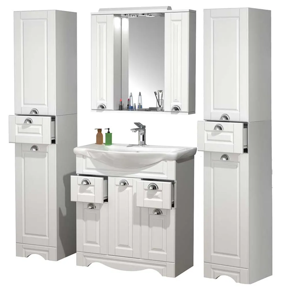 Badmöbel Set Landhausstil Exmadura*Pharao24 Outlet