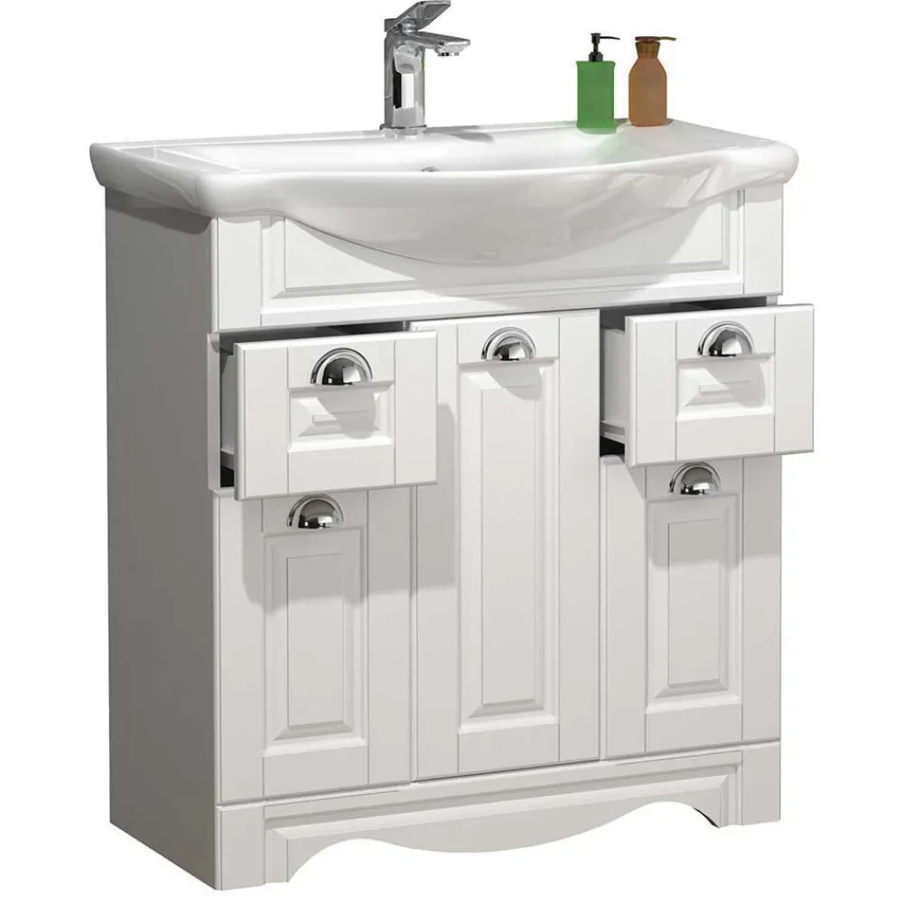 Badmöbel Set Landhausstil Exmadura*Pharao24 Outlet