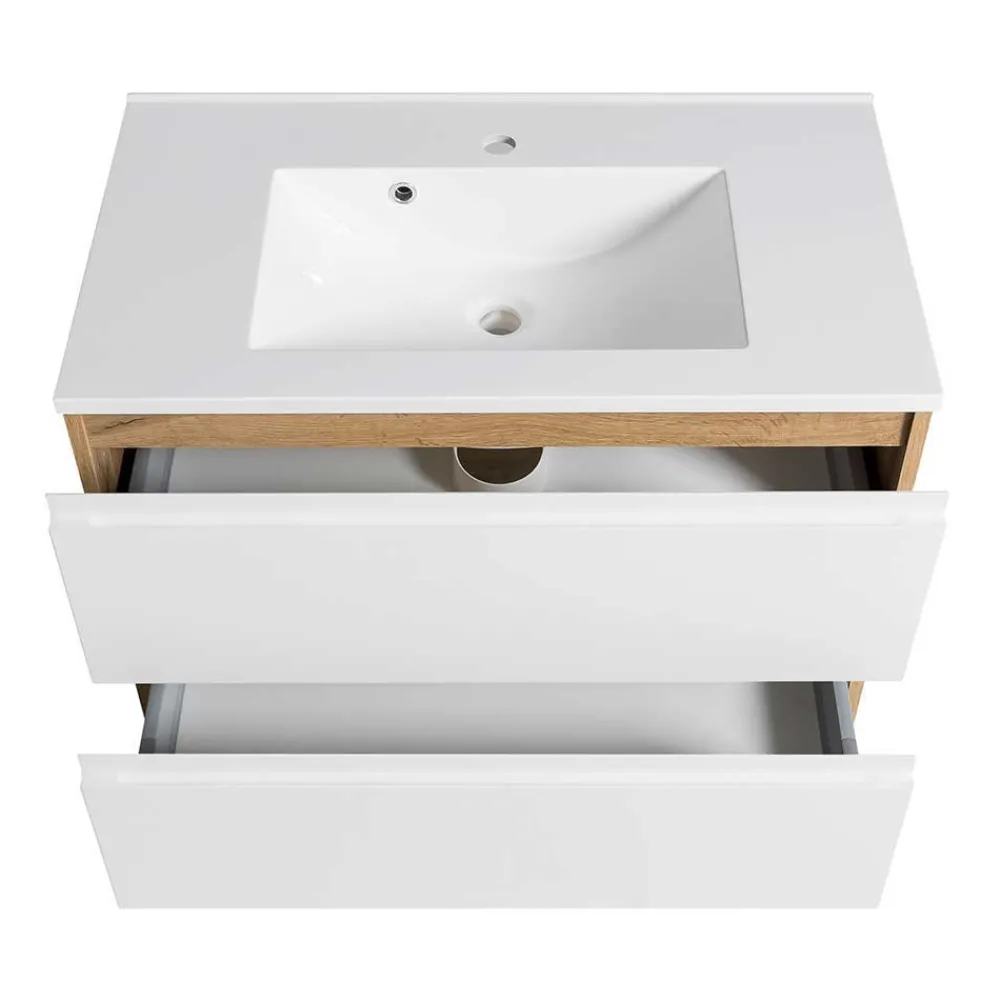 Badmöbel Set mit Waschbecken Lactona*Pharao24 New