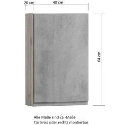 Badmöbel Set mit Waschbecken Lactona*Pharao24 New