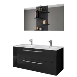 Best Badmöbel Set schwarz Cardos Badmöbel Sets
