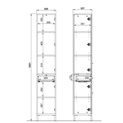 Badmöbelkomplettset Elise*Pharao24 Discount