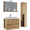 Sale Badmöbel-Set Holzoptik Cudalo Badmöbel Sets
