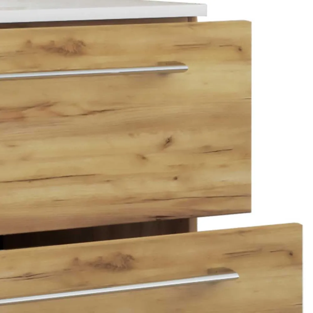 Discount Badmöbel-Set Holzoptik Enlino Badmöbel Sets