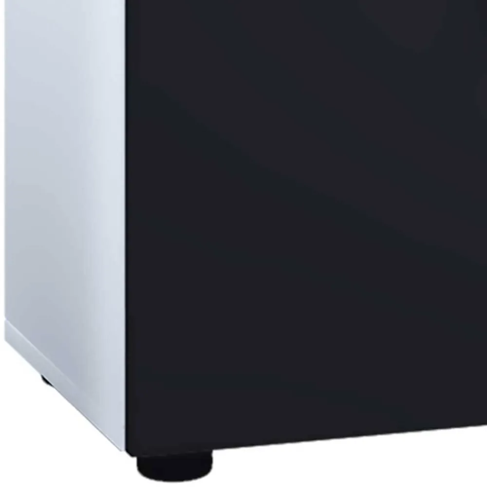 Hot Badmöbelset schwarz weiß Litora Badmöbel Sets