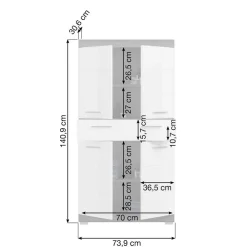Hot Badmidischrank Hayoran Bad Hochschränke