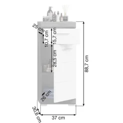 Clearance Badschrank Hayoran Bad Unterschränke