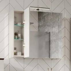 Badschrank mit Spiegel Elise*Pharao24