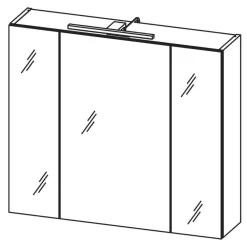 Badschrank mit Spiegel Elise*Pharao24