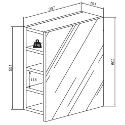 Best Badschrank Spiegel Eli Spiegelschränke