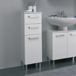 Clearance Badseitenschrank Julisk Bad Hochschränke