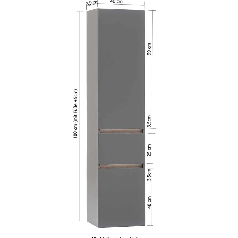 Badseitenschrank Pegruan*Pharao24 New