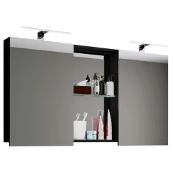 Discount Badspiegelschrank Coal Badezimmerschränke|Spiegelschränke