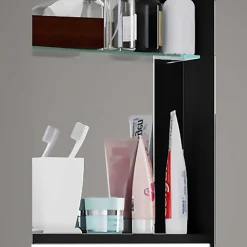 Discount Badspiegelschrank Coal Badezimmerschränke|Spiegelschränke