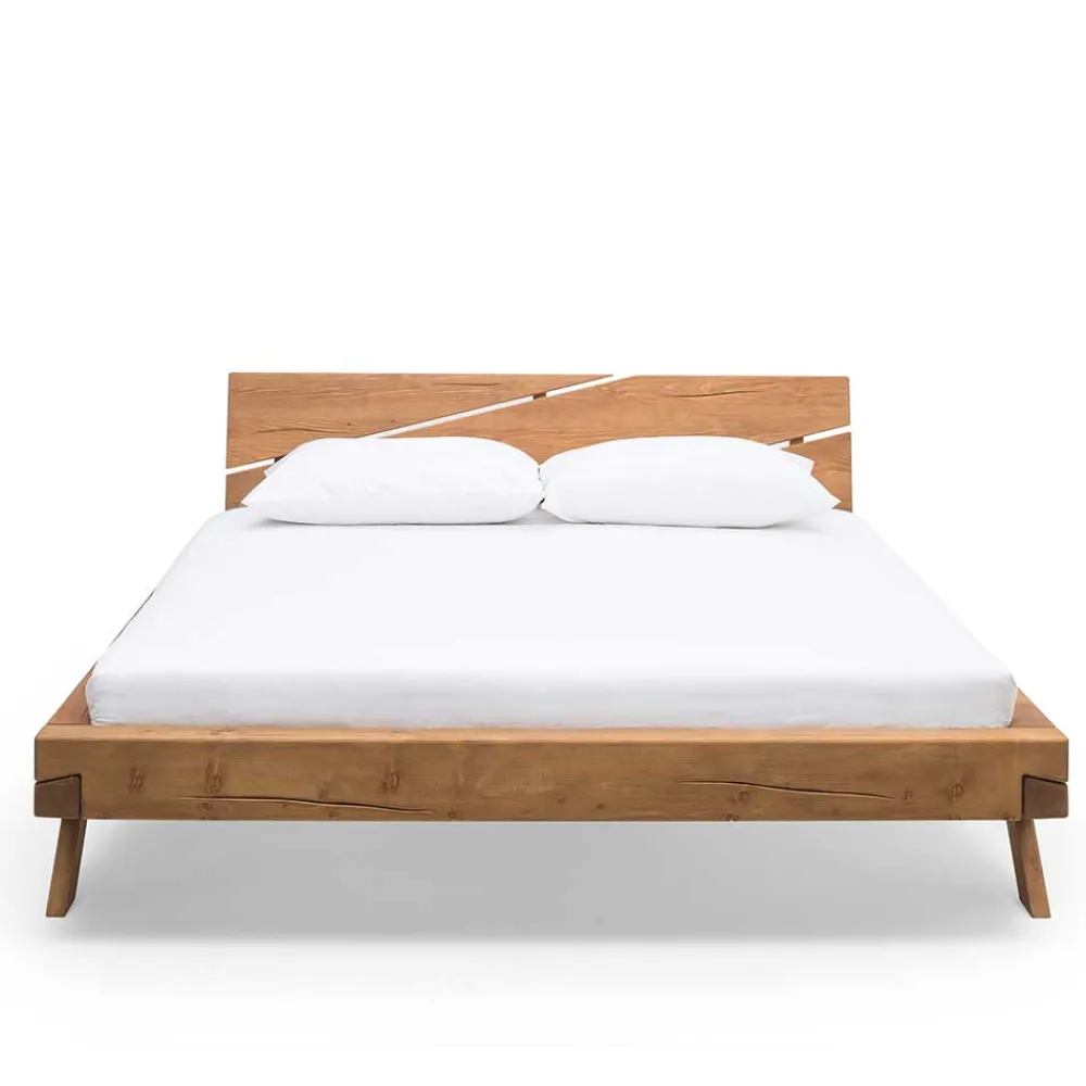 Balken Massivholzbett Padru*Pharao24 Clearance