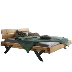 Balkenbett Osikas Doppelbetten|Massivholzbetten