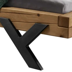 Balkenbett Osikas Doppelbetten|Massivholzbetten