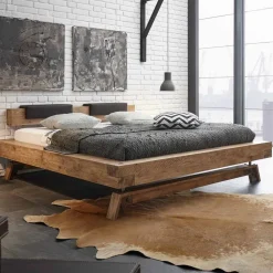 Balkenbett Villary Doppelbetten|Massivholzbetten