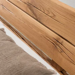 Balkenbett Wildeiche Blacorona*Pharao24 Sale