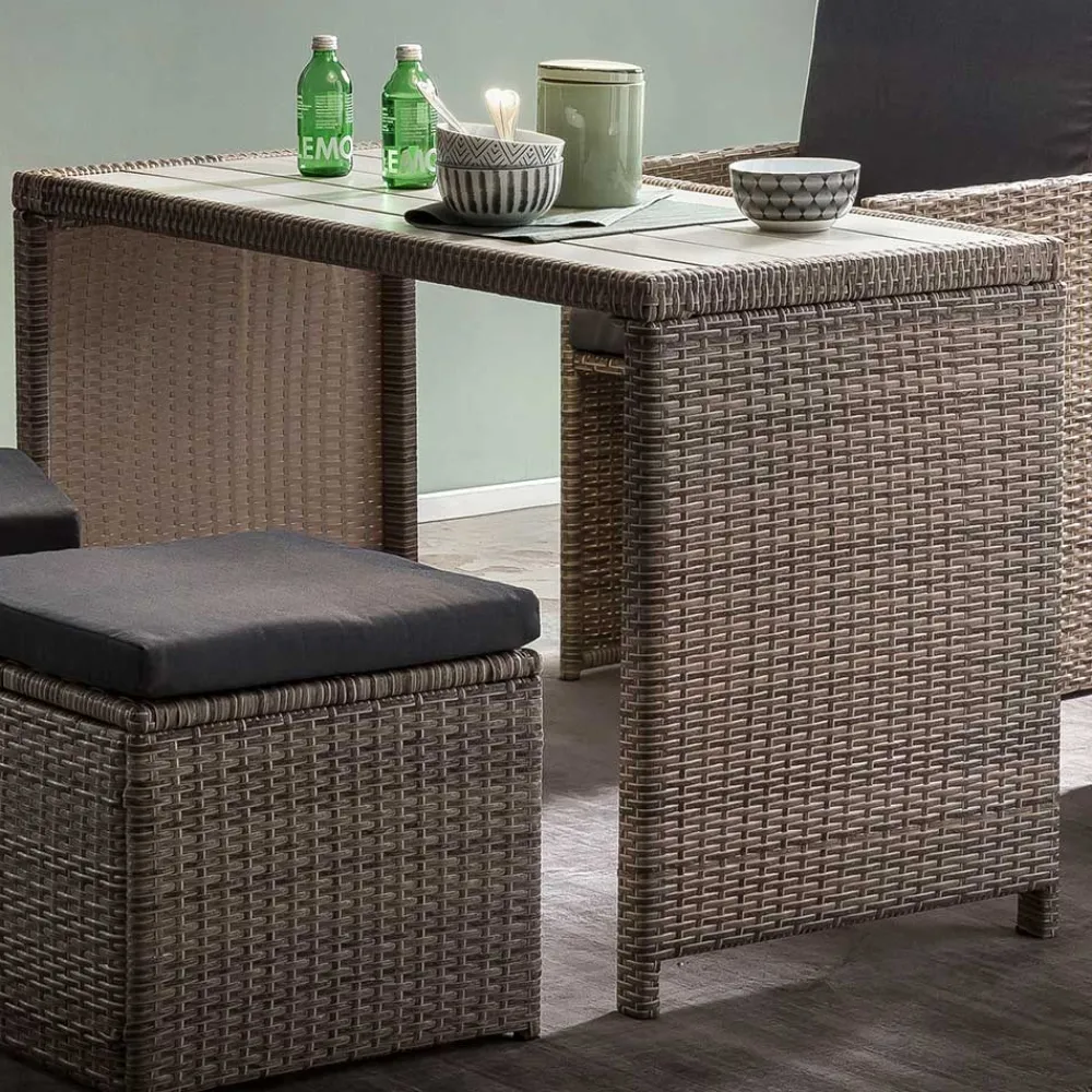 Outlet Balkonmöbel Set Rienas Gartenmöbel|Sitzgruppen