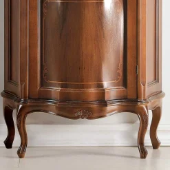 New Barock Design Wohnwand Assolato Wohnzimmerschrank|Massivholz Wohnwände