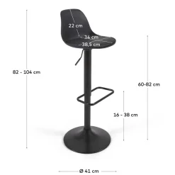 Hot Barstühle Andreassy Sitzhocker