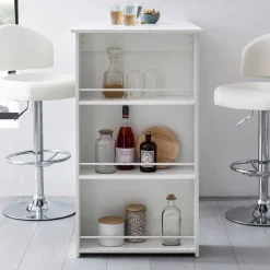 Outlet Bartisch in Weiß Salverna Barmöbel