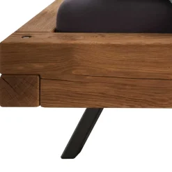 Clearance Baumkanten Balkenbett Domago Massivholzmöbel|Doppelbetten