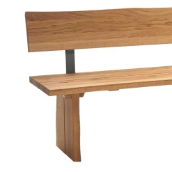 Baumkanten Esszimmerbank Flacon Massivholzmöbel|Küchenbank