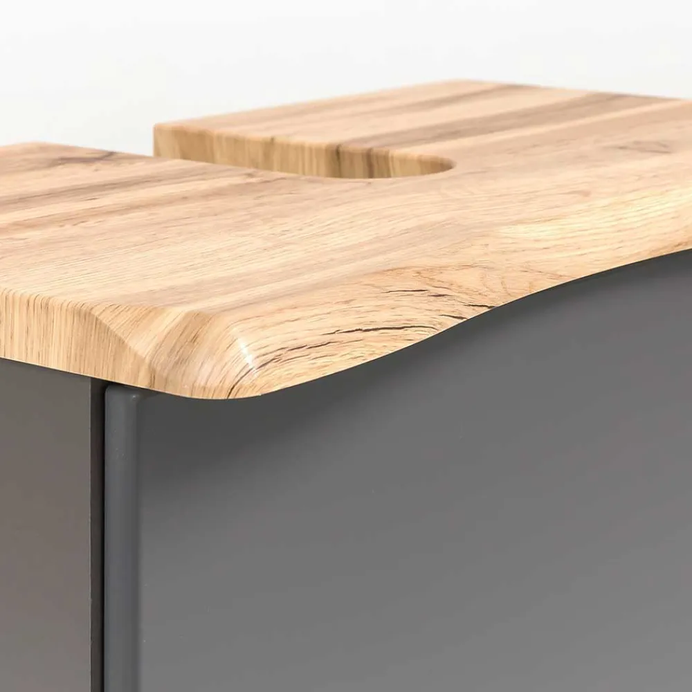 Baumkanten Optik Bad Set Eleon Badmöbel Sets