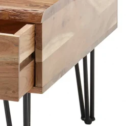 New Baumkantentisch Pauna Wohnzimmertisch|Massivholztische