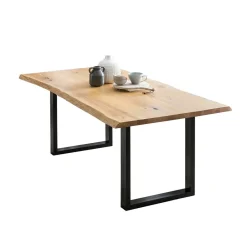 Sale Baumkantentisch Selenia Küchentisch|Massivholztische