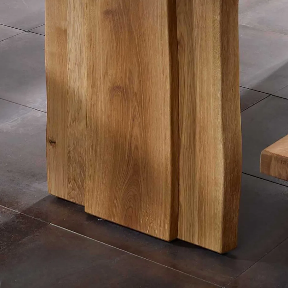 New Baumkantentisch Varaldo Massivholzmöbel|Küchentisch