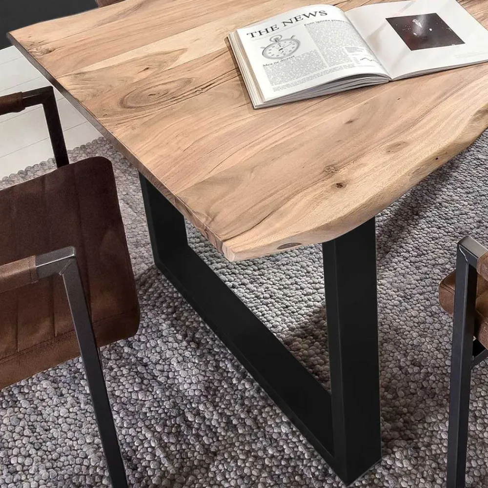 New Baumkantentisch Verinaros Massivholztische|Küchentisch