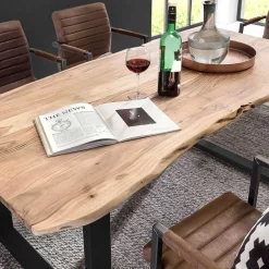 New Baumkantentisch Verinaros Massivholztische|Küchentisch