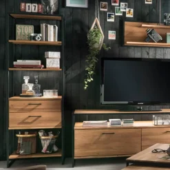 Sale Bücherregal Haidon Wohnzimmerregale|Massivholzregale