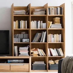 Bücherregal Vlarenzo Regalschränke|Wohnzimmerregale