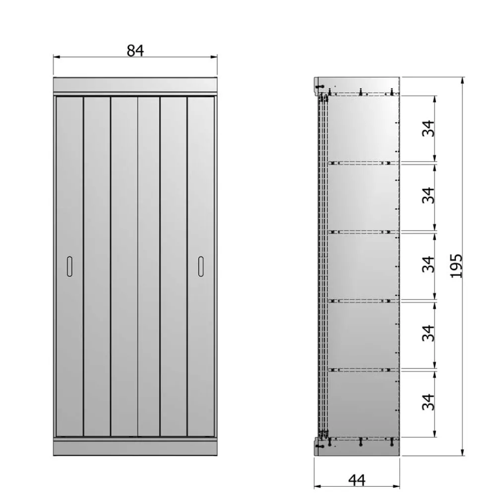 Bücherschrank Leonhard*Pharao24