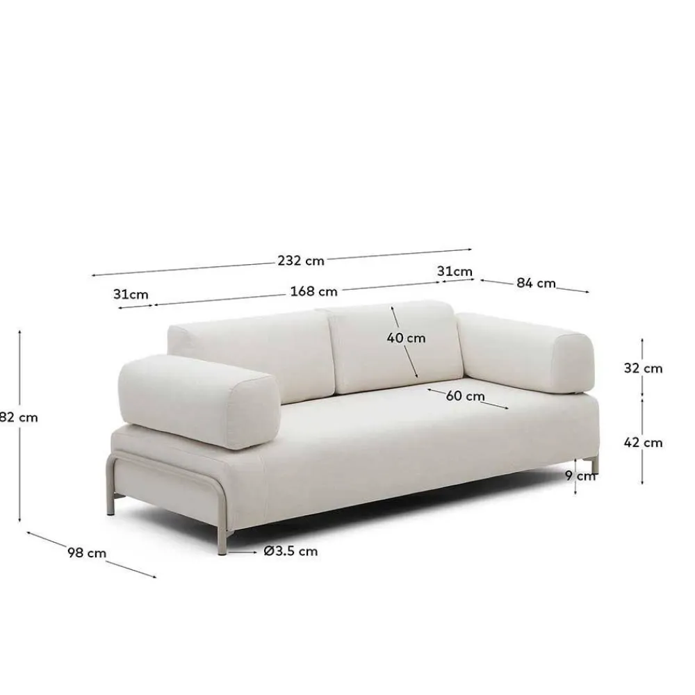 Beige Wohnzimmercouch Vivo*Pharao24 Online