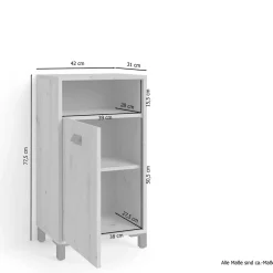 Beistellschrank Bad Viana*Pharao24 New