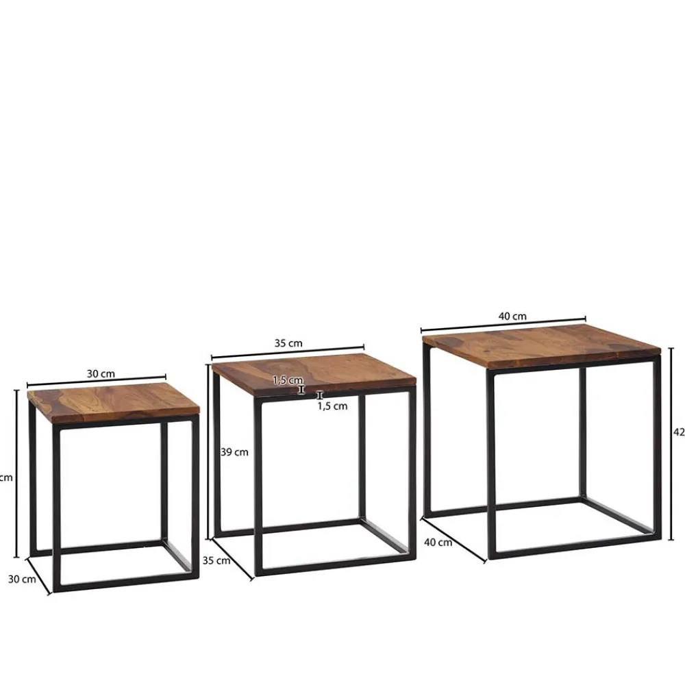 Beistelltisch 3er Set Rumion*Pharao24 Best