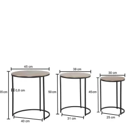 Beistelltisch Satz Nurziana*Pharao24 Online