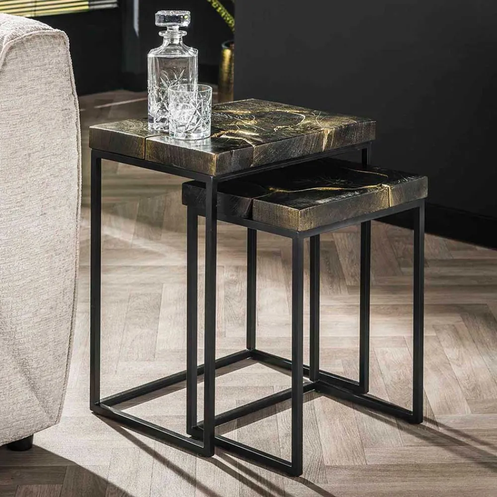 Clearance Beistelltisch Set Lagada Telefontische