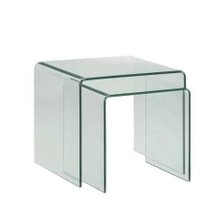 Sale Beistelltisch Set Streeter Glastische