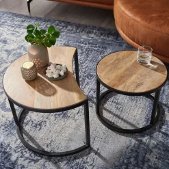 New Beistelltische Sofa Pocidia Wohnzimmertisch|Massivholztische