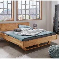 Discount Bett mit Holzkufe Tamyno Massivholzmöbel|Doppelbetten