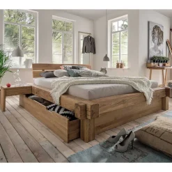 Discount Bett Samira Massivholzmöbel|Balkenbett