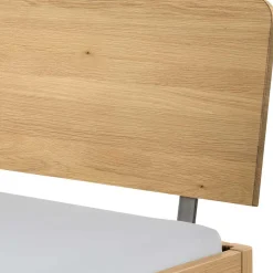 Hot Bettgestell Eiche hell geölt Vovila Doppelbetten|Massivholzbetten