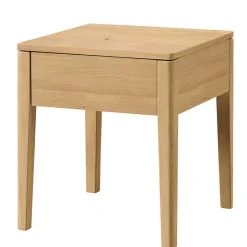 Hot Bettgestell Eiche hell geölt Vovila Doppelbetten|Massivholzbetten