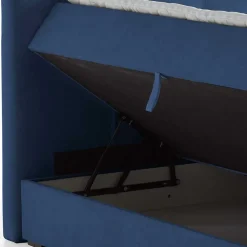 Blaues Boxspringbett Saragoza*Pharao24 Sale